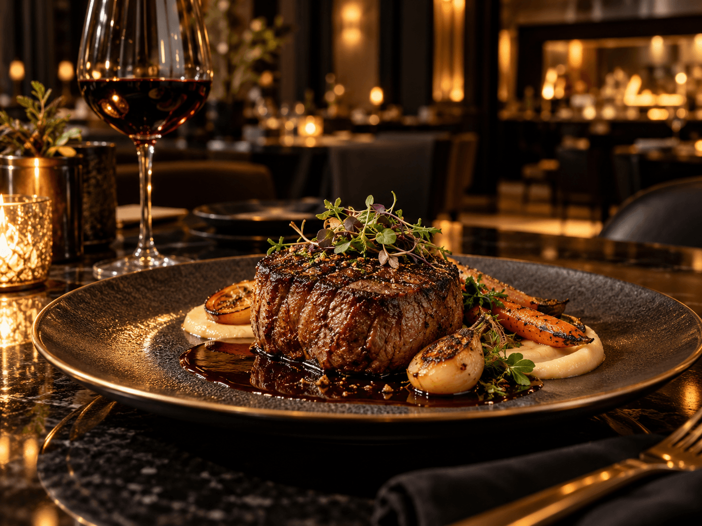 Signature grilled steak