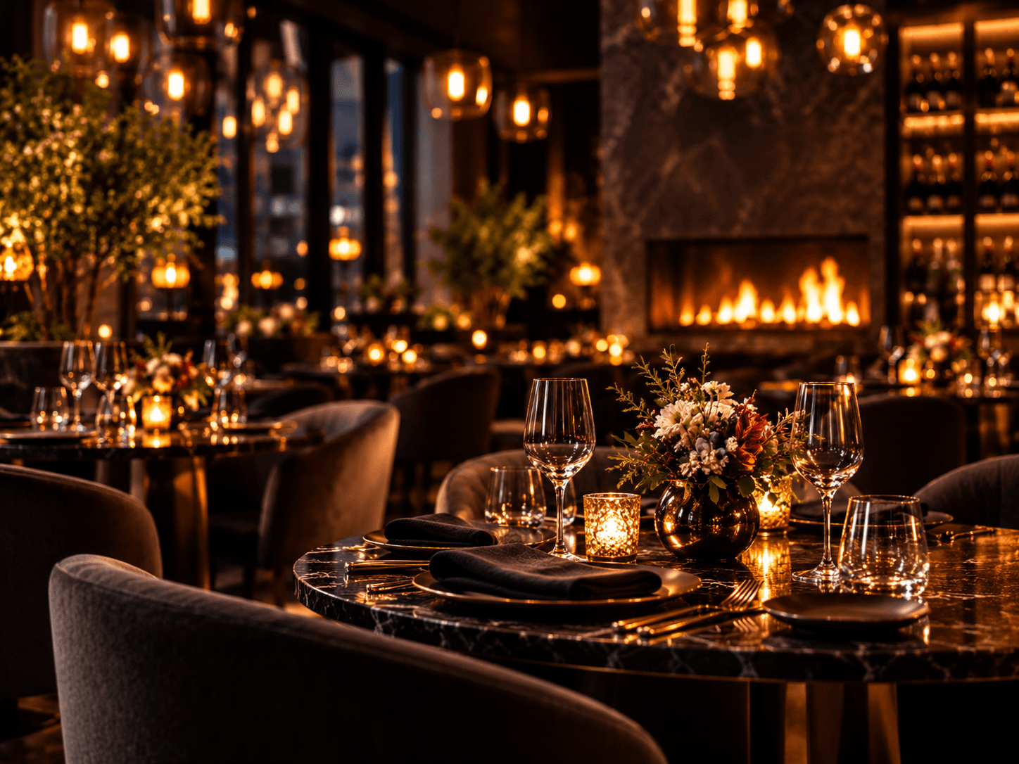 Ember & Oak dining room